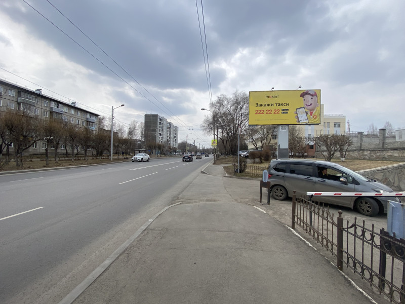 Фотография рекламного носителя, тип: Билборд 3x6, адрес: Тельмана ул., д.36, Красноярск, Красноярский край, Россия. Сторона А №758095