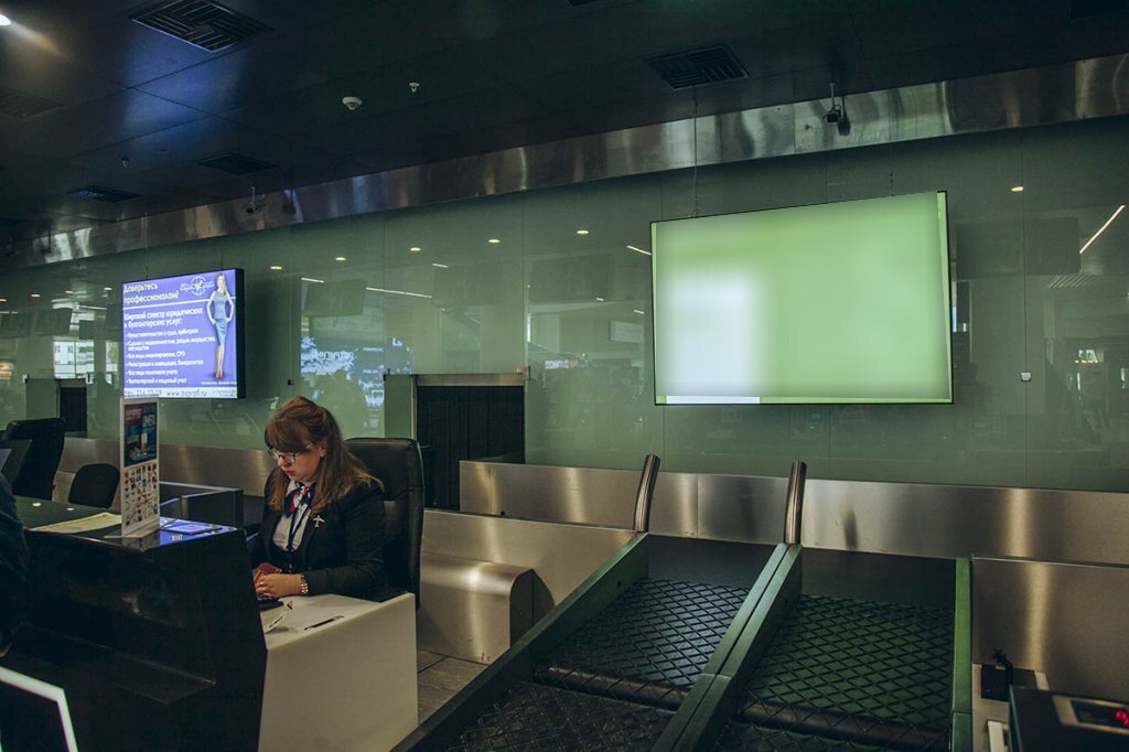 Фотография рекламного носителя, тип: Лайтбокс, адрес: Аэропорт «Стригино», Международный аэропорт, Нижний Новгород, Нижегородская область, Россия. Сторона/вариант №1017462