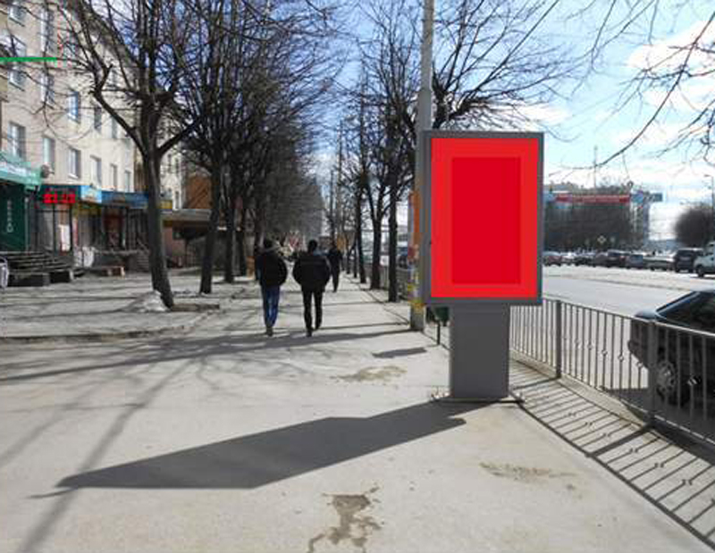 Фотография рекламного носителя, тип: Ситиформат 1.8x1.2, адрес: Ленинский пр-т., магазин "585", Калининград, Калининградская область, Россия. Сторона B №826132