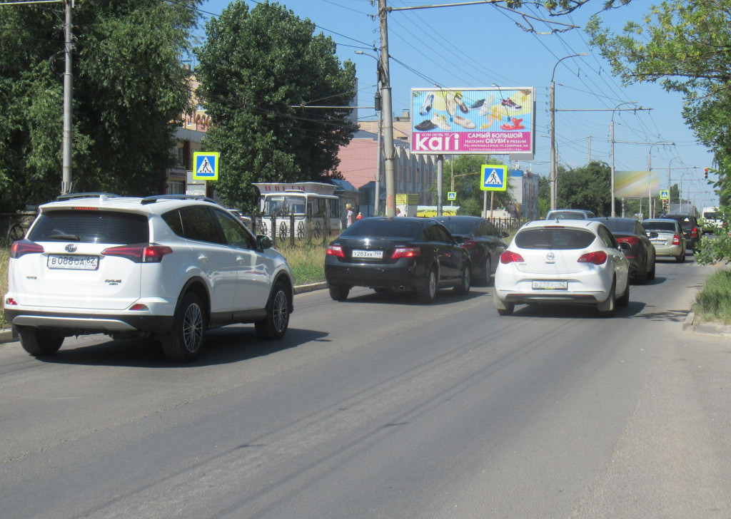 Фотография рекламного носителя, тип: Билборд 3x6, адрес: Новоселов ул., д.34, Рязань, Рязанская область, Россия. Сторона А4-А6 №596439
