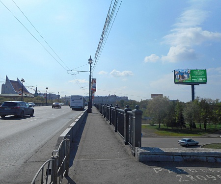 Фотография рекламного носителя, тип: Суперсайт 5x12, адрес: Щербанева ул., д.2, Омск, Омская область, Россия. Сторона А №606282