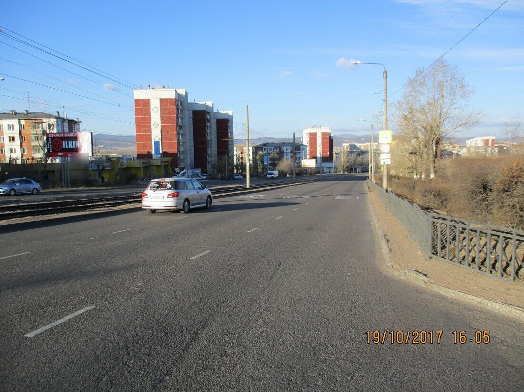 Фотография рекламного носителя, тип: Билборд 3x6, адрес: Строителей пр-т., д.10, Улан-Удэ, Республика Бурятия, Россия. Сторона В №697211