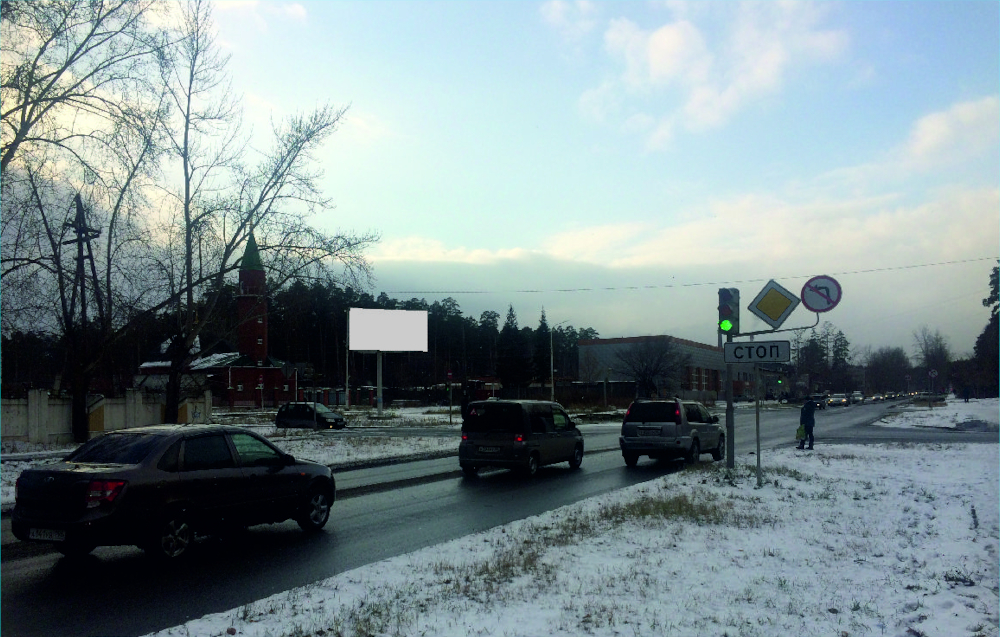 Фотография рекламного носителя, тип: Билборд 3x6, адрес: Мира ул. Х Ладыженского ул., Асбест, Свердловская область, Россия. Сторона B №1084906