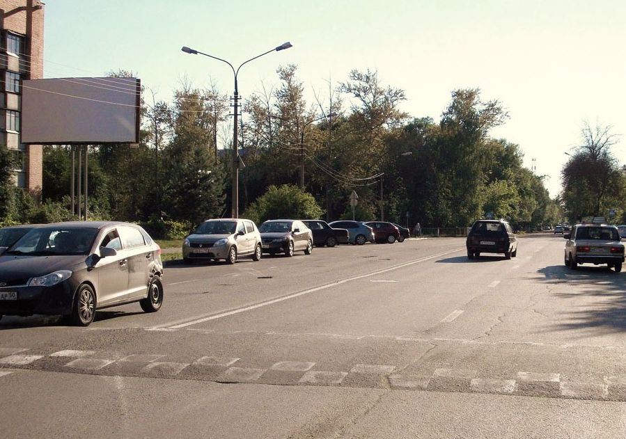 Фотография рекламного носителя, тип: Билборд 3x6, адрес: Комсомольская ул., д.6, Электросталь, Московская область, Россия. Сторона B №608953