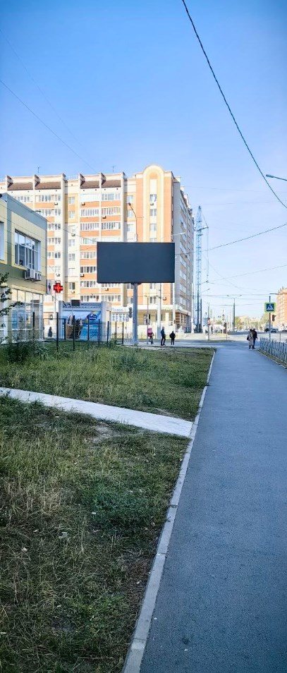 Фотография рекламного носителя, тип: Билборд 3x6, адрес: Петрова ул. Х Ураева б-р., Йошкар-Ола, Республика Марий Эл, Россия. Сторона Б1-Б10 №1098154