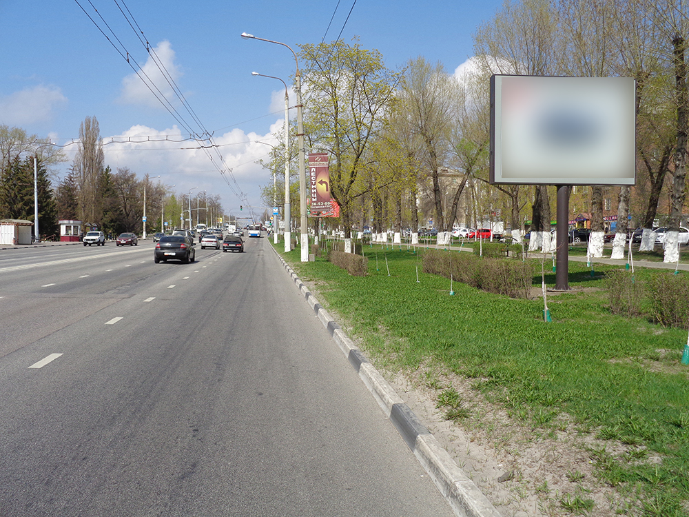 Фотография рекламного носителя, тип: Ситиборд 2.7x3.7, адрес: Богдана Хмельницкого пр-т., д.92, Белгород, Белгородская область, Россия. Сторона А1-А3 №566526