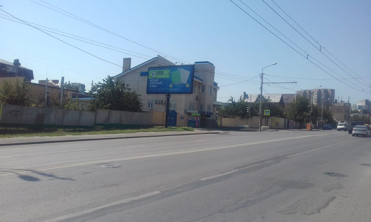 Фотография рекламного носителя, тип: Билборд 3x6, адрес: Атарбекова ул., д.18 Х Армянская ул., Ростов-на-Дону, Ростовская область, Россия. Сторона Б1-Б3 №841543