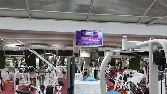 Фотография рекламного носителя, тип: Видеоэкран, адрес: Фитнес-центр «Фитнес Практика Комсомольская», Каланчевская ул., д.16, Москва, Россия. Сторона/вариант 2 №980662