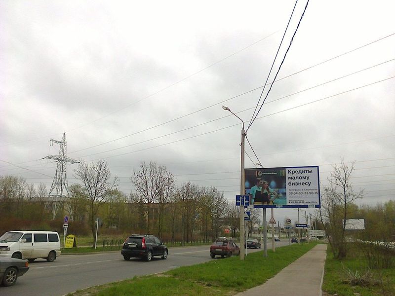 Фотография рекламного носителя, тип: Билборд 3x6, адрес: Бабушкина ул., д.5, Смоленск, Смоленская область, Россия. Сторона А №383029