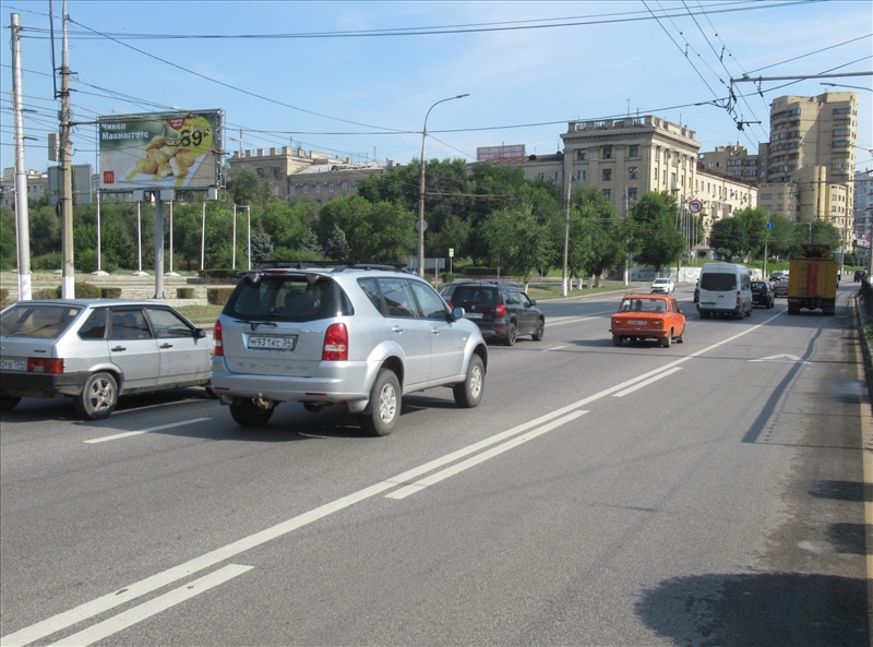 Фотография рекламного носителя, тип: Ситиборд 2.7x3.7, адрес: Ленина пр-т., д.54, Волгоград, Волгоградская область, Россия. Сторона Б №596160