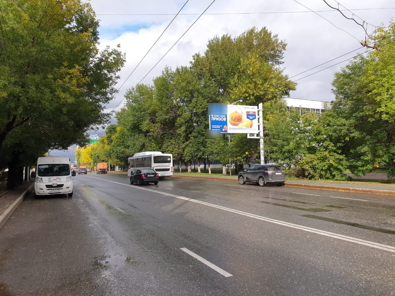 Фотография рекламного носителя, тип: Билборд 3x6, адрес: Пархоменко ул., д.101, Уфа, Республика Башкортостан, Россия. Сторона А №849819