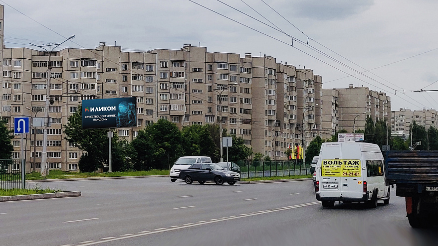 Фотография рекламного носителя, тип: Билборд 3x6, адрес: Тракторостроителей пр-т., д.54, Чебоксары, Республика Чувашия, Россия. Сторона B №838492