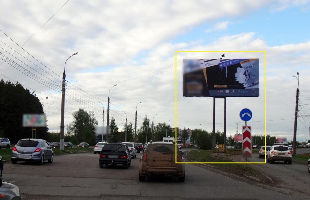 Фотография рекламного носителя, тип: Билборд 3x6, адрес: Автозаводская ул., Италмас, Ижевск, Республика Удмуртия, Россия. Сторона A №785734