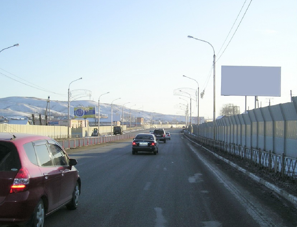 Фотография рекламного носителя, тип: Билборд 3x6, адрес: Калинина ул. Х 2-ая Красногорская ул., д.21, поз.2, Красноярск, Красноярский край, Россия. Сторона A №562685