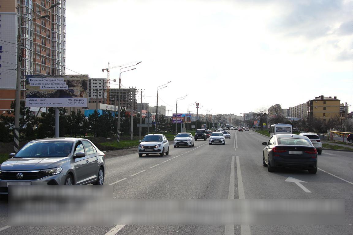 Фотография рекламного носителя, тип: Билборд 3x6, адрес: Анапское ш. X Восточная ул., поз.1, Анапа, Краснодарский край, Россия. Сторона В №1026999