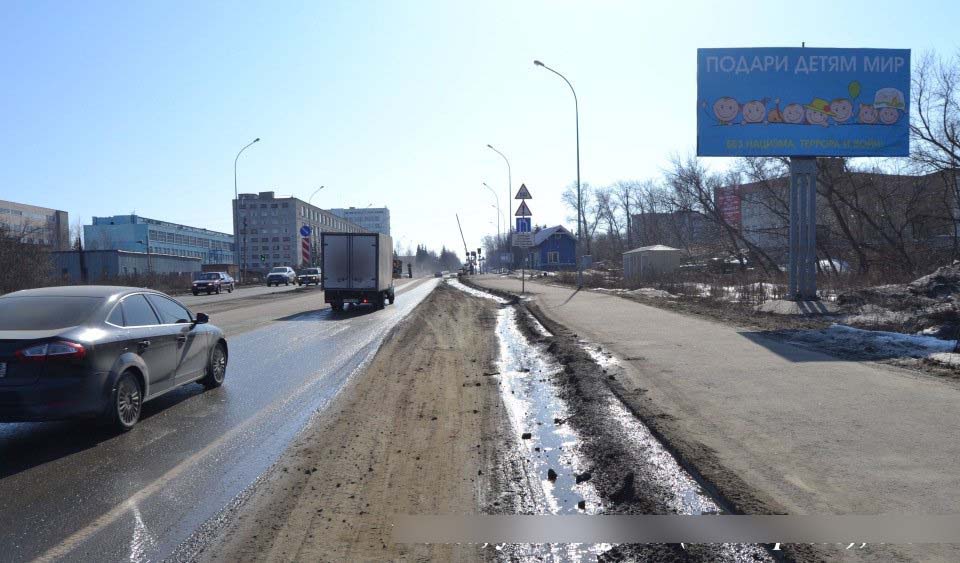 Фотография рекламного носителя, тип: Билборд 3x6, адрес: Гагарина ул., ж/д переезд, Пенза, Пензенская область, Россия. Сторона А №741535