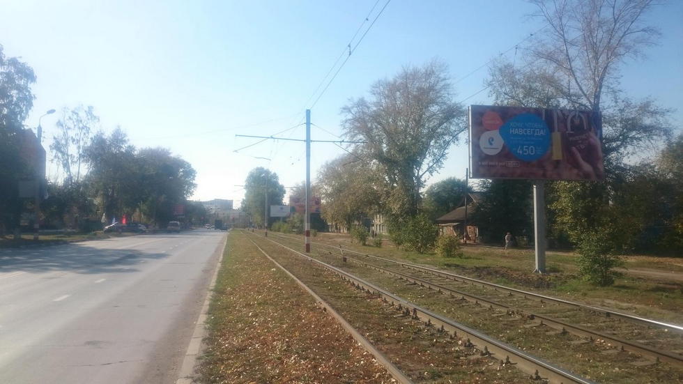 Фотография рекламного носителя, тип: Билборд 3x6, адрес: Локомотивная ул., д.86, Ульяновск, Ульяновская область, Россия. Сторона А №575330