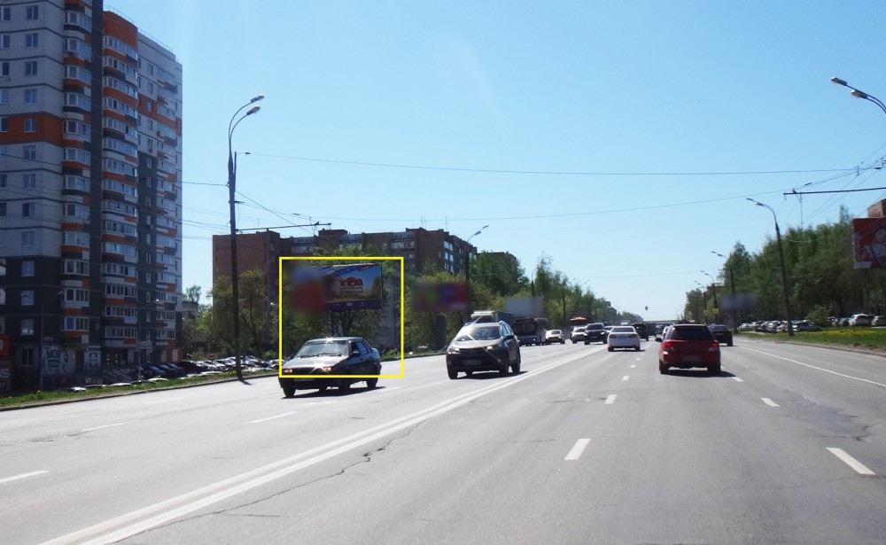 Фотография рекламного носителя, тип: Билборд 3x6, адрес: Удмуртская ул., Добродом, поз.2, Ижевск, Республика Удмуртия, Россия. Сторона B №785731