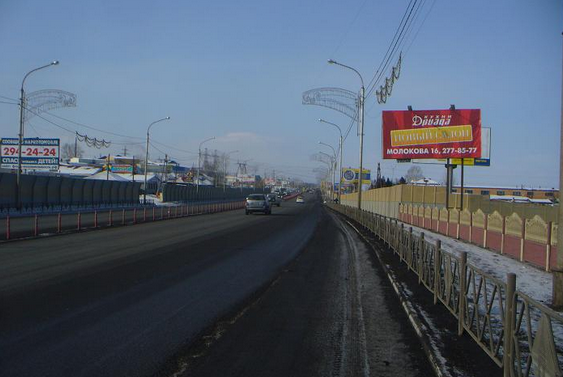 Фотография рекламного носителя, тип: Билборд 3x6, адрес: Калинина ул., д.94, Красноярск, Красноярский край, Россия. Сторона A №562681