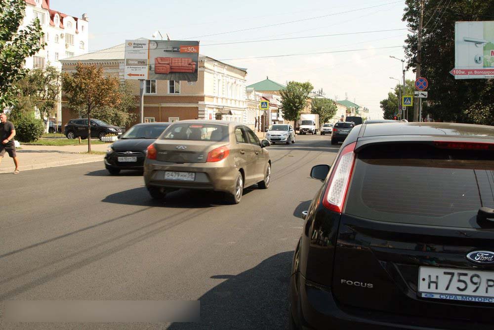 Фотография рекламного носителя, тип: Билборд 3x6, адрес: Бакунина ул., д.66, Пенза, Пензенская область, Россия. Сторона В №741341