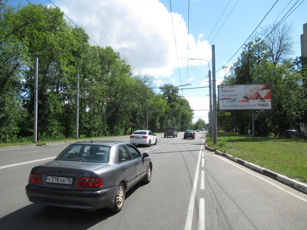 Фотография рекламного носителя, тип: Билборд 3x6, адрес: Тутаевское ш., д.49а, Ярославль, Ярославская область, Россия. Сторона А1-А3 №523504