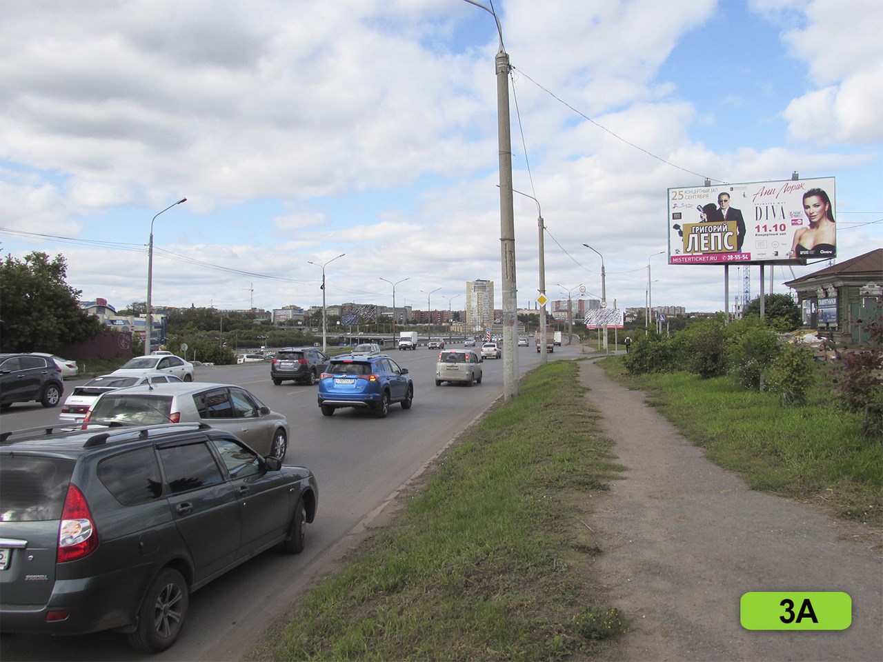 Фотография рекламного носителя, тип: Билборд 3x6, адрес: Маршала Жукова ул., д.5 Х Омская ул., Омск, Омская область, Россия. Сторона А №419215