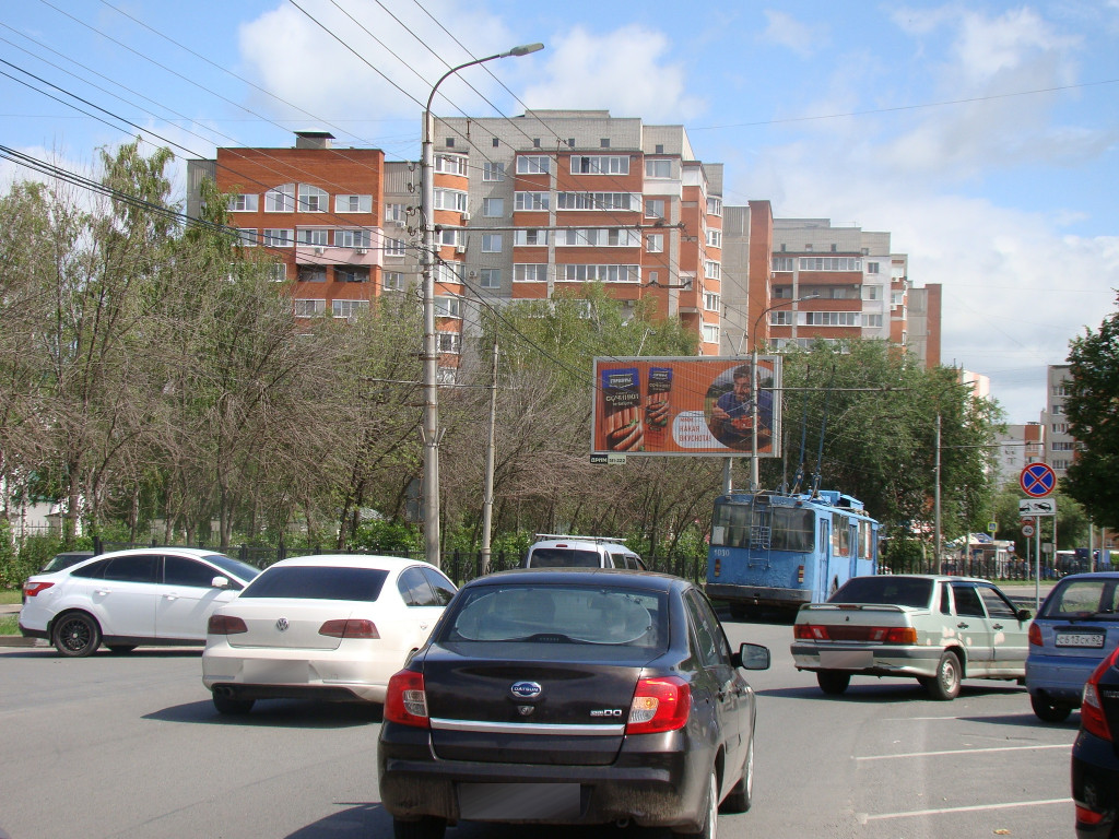 Фотография рекламного носителя, тип: Билборд 3x6, адрес: Новоселов ул., д.36, Рязань, Рязанская область, Россия. Сторона A1-A3 №618056