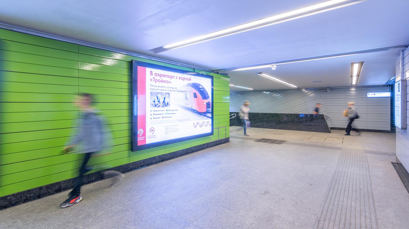 Фотография рекламного носителя, тип: Лайтбокс, адрес: Станция метро «Жулебино», линия Таганско-Краснопресненская, Москва, Россия. Сторона/вариант 14 №822027