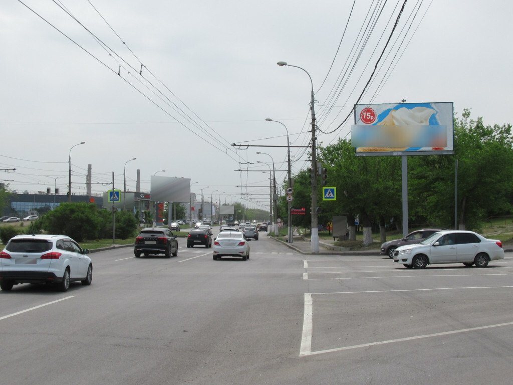 Фотография рекламного носителя, тип: Билборд 3x6, адрес: Ленина пр-т Х ул.Тарифная, Волгоград, Волгоградская область, Россия. Сторона A №1054520