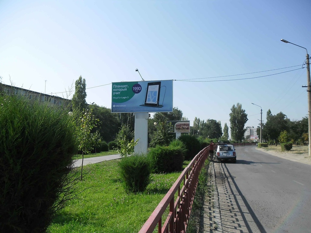 Фотография рекламного носителя, тип: Билборд 3x6, адрес: Некрасова ул., д.33, Камышин, Волгоградская область, Россия. Сторона Б №478752