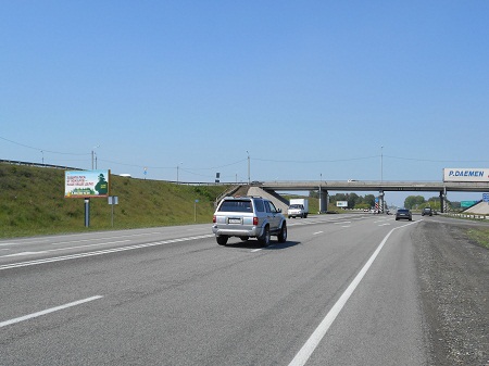 Фотография рекламного носителя, тип: Билборд 3x6, адрес: Омск - Челябинск а/д., 801 050м, справа, Омск, Омская область, Россия. Сторона B №382293