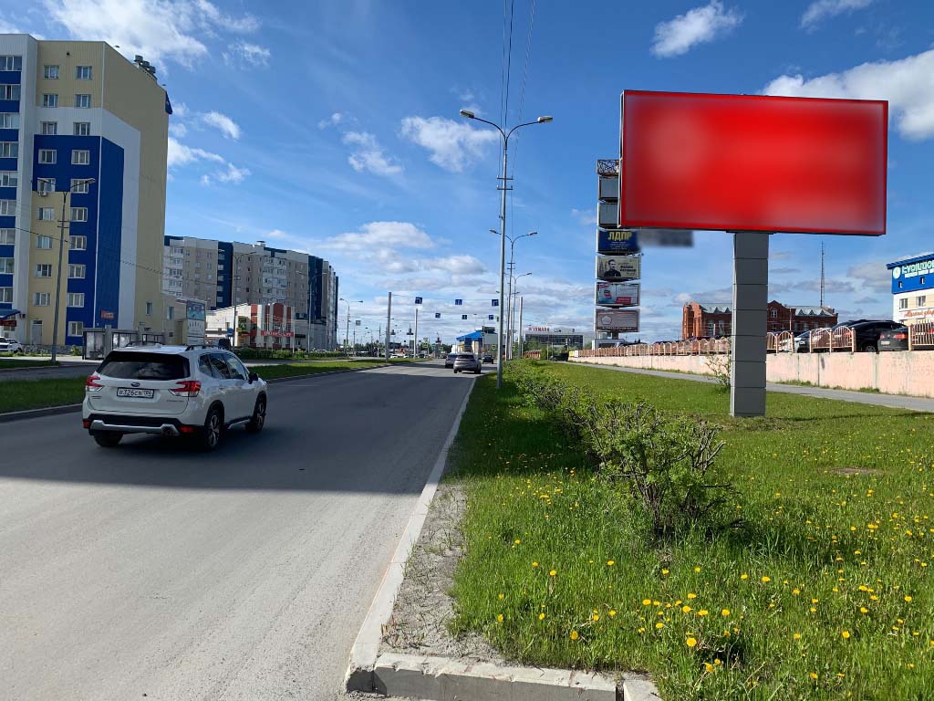 Фотография рекламного носителя, тип: Билборд 3x6, адрес: Иосифа Каролинского ул., д.13, Сургут, Ханты-Мансийский автономный округ – Югра, Россия. Сторона А №960160