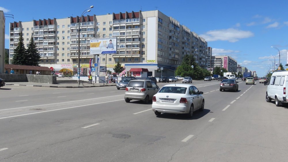 Фотография рекламного носителя, тип: Билборд 3x6, адрес: Ульяновский пр-т., д.1а Х Созидателей пр-т., Ульяновск, Ульяновская область, Россия. Сторона B №690459