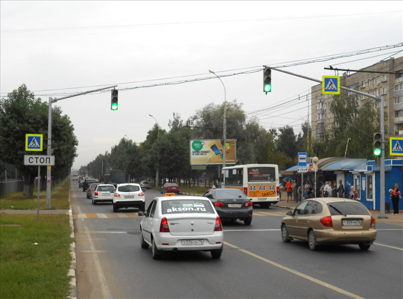 Фотография рекламного носителя, тип: Билборд 3x6, адрес: Ленинградский пр-т., д.67, Ярославль, Ярославская область, Россия. Сторона А1-А3 №523492