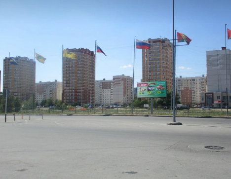 Фотография рекламного носителя, тип: Билборд 3x6, адрес: 50 лет НЛМК ул., р-он д.8, Липецк, Липецкая область, Россия. Сторона Б №444416