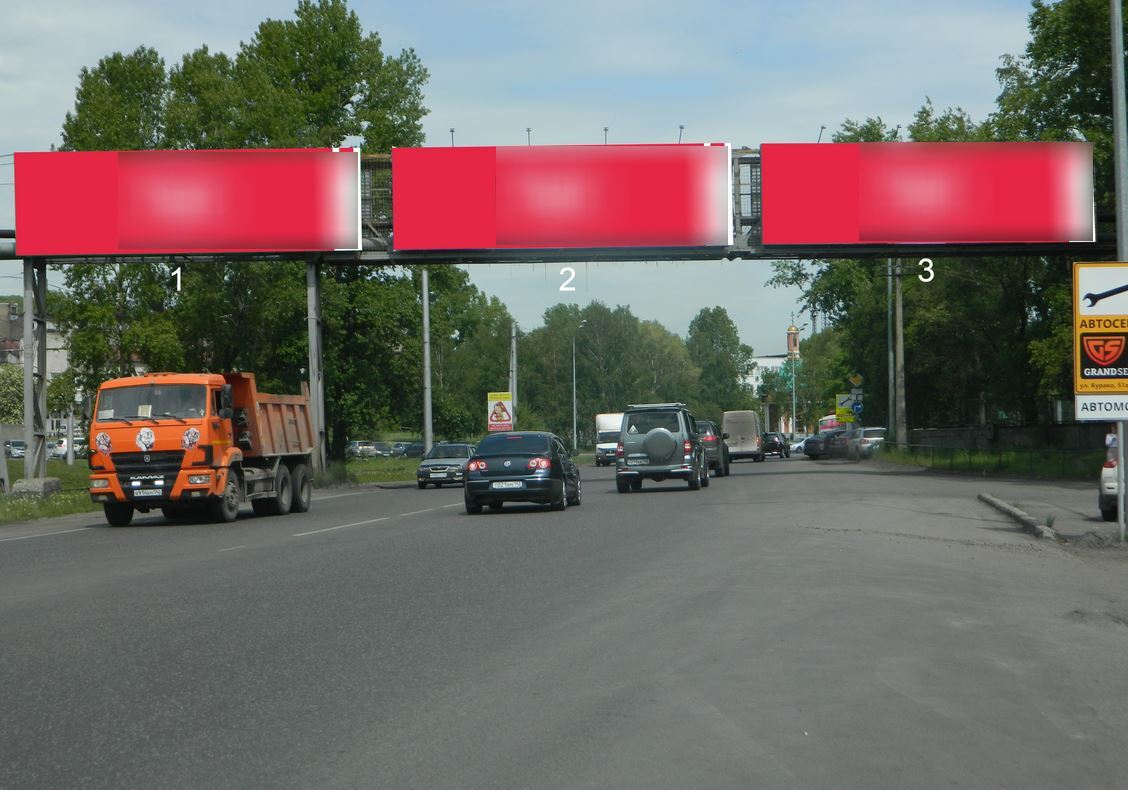 Фотография рекламного носителя, тип: Нестандартный билборд, адрес: Площадь Побед ул., д.1, Новокузнецк, Кемеровская область, Россия. Сторона A2 №871666