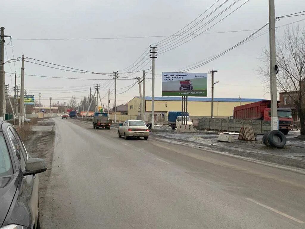 Фотография рекламного носителя, тип: Билборд 3x6, адрес: Фермерская ул., д.6, Батайск, Ростовская область, Россия. Сторона A №870744