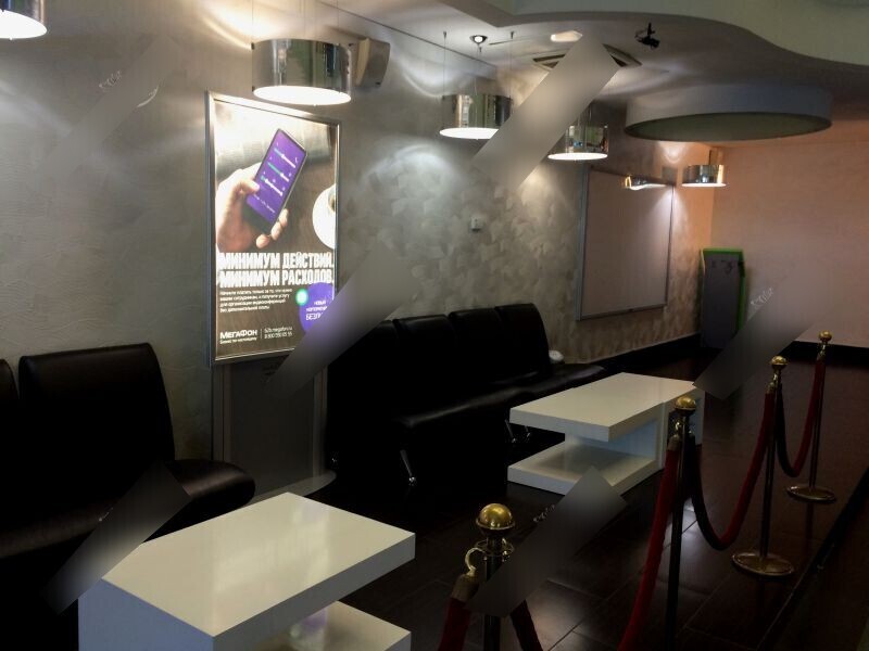 Фотография рекламного носителя, тип: Лайтбокс, адрес: Бизнес-центр «Gas Field», Обручева ул., д.23, корп.3, Москва, Россия. Сторона/вариант №654944