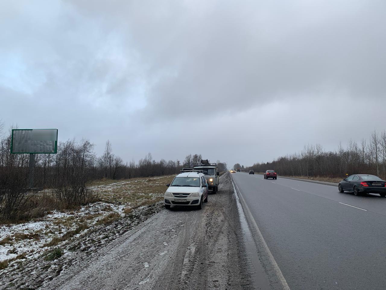 Фотография рекламного носителя, тип: Билборд 3x6, адрес: Ижора д., Киевское ш., 34 850м, Ленинградская область, Россия. Сторона Б №870116