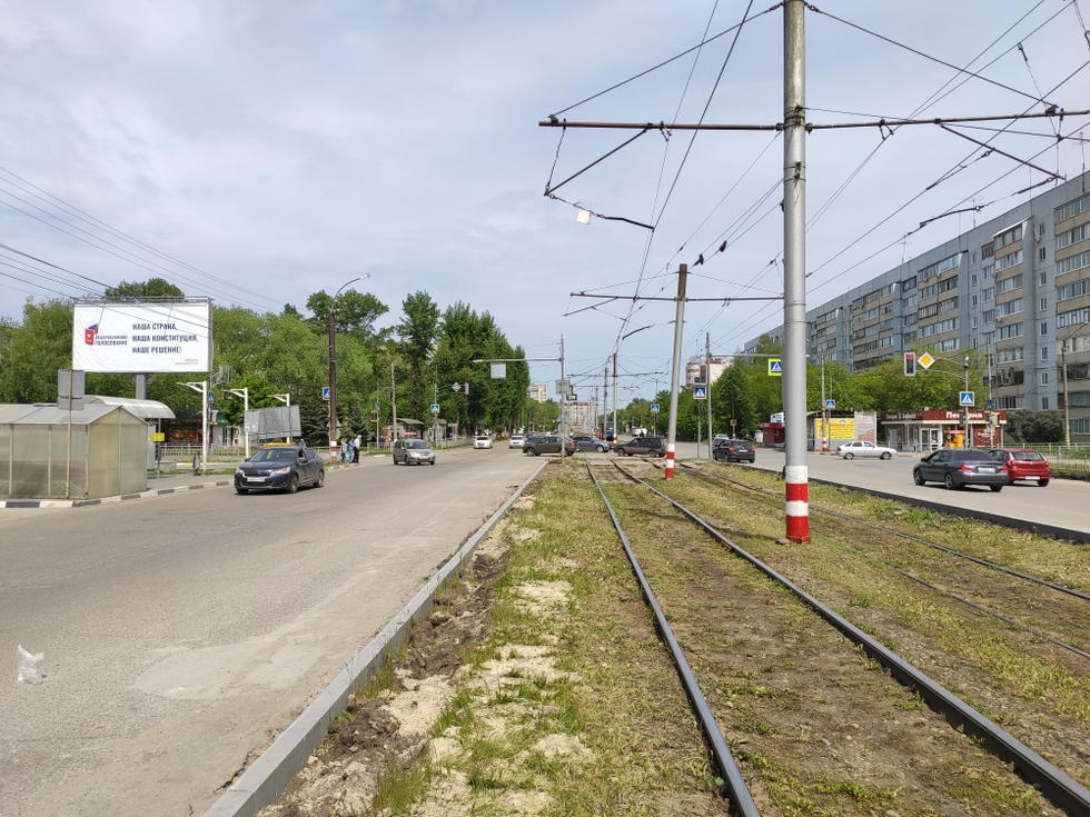 Фотография рекламного носителя, тип: Билборд 3x6, адрес: Рябикова ул., д.106 Х Отрадная ул., Ульяновск, Ульяновская область, Россия. Сторона Б №574240