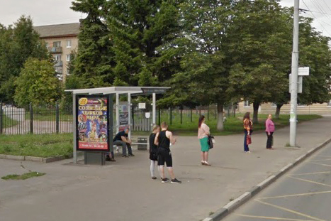 Фотография рекламного носителя, тип: Остановка 1.8x1.2, адрес: Октябрьская ул., д.47, Орел, Орловская область, Россия. Сторона B1-B6 №701189