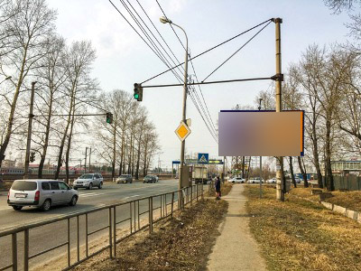 Фотография рекламного носителя, тип: Билборд 3x6, адрес: 60-летия Октября пр-т. Х Зеленая ул., д.1, Хабаровск, Хабаровский край, Россия. Сторона А №665273