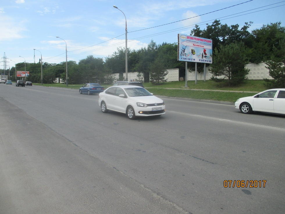 Фотография рекламного носителя, тип: Билборд 3x6, адрес: Мысхакское ш., д.2, Новороссийск, Краснодарский край, Россия. Сторона А №1021105
