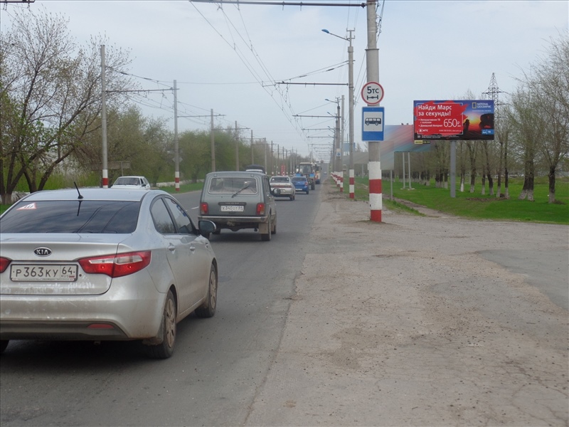 Фотография рекламного носителя, тип: Билборд 3x6, адрес: Саратовское ш., 200м от поворота на Саратовский тракт, Балаково, Саратовская область, Россия. Сторона А №602948