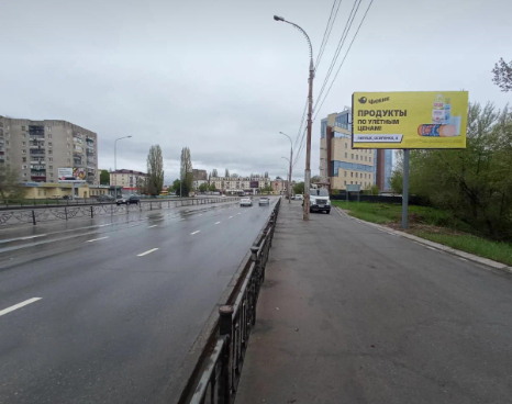 Фотография рекламного носителя, тип: Билборд 3x6, адрес: Петровкий мост ул., д.1, Липецк, Липецкая область, Россия. Сторона А №1014066