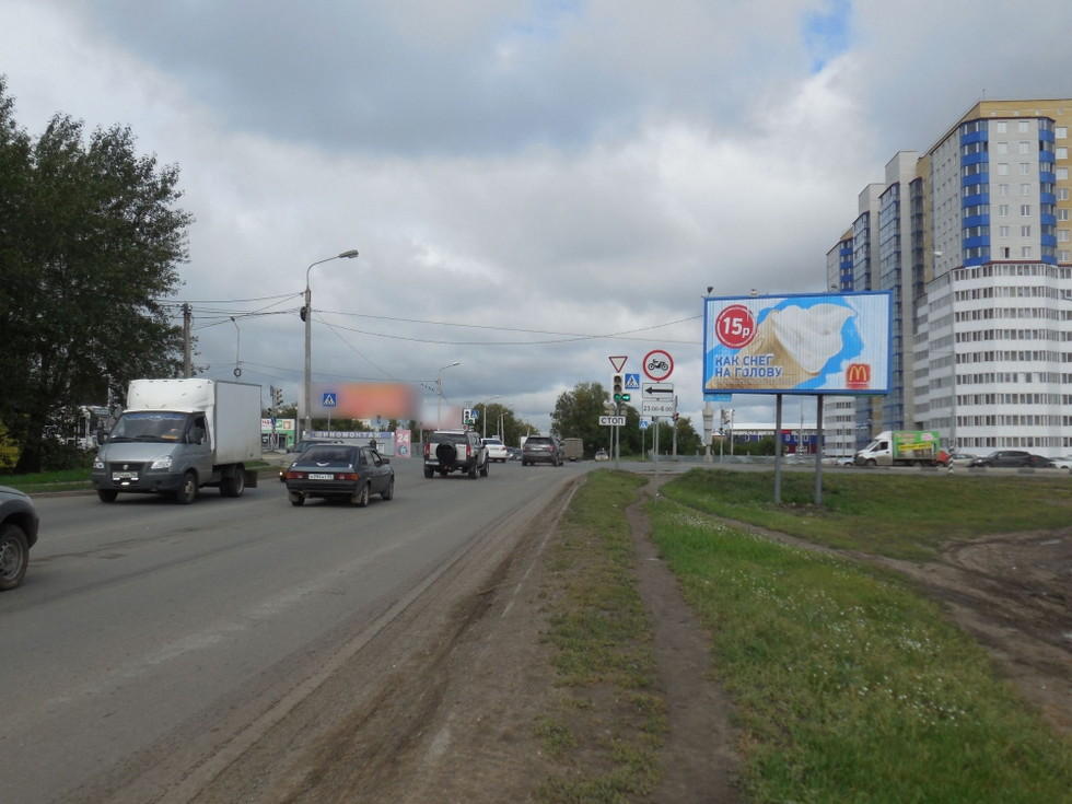 Фотография рекламного носителя, тип: Билборд 3x6, адрес: Енисейская 3-я ул., д.21 X Конева ул., Омск, Омская область, Россия. Сторона А3 №1009763