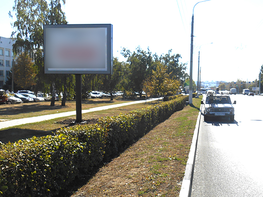 Фотография рекламного носителя, тип: Ситиборд 2.7x3.7, адрес: Богдана Хмельницкого пр-т., ост. БелГУ, Белгород, Белгородская область, Россия. Сторона Б №566519