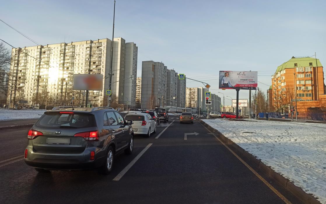 Фотография рекламного носителя, тип: Билборд 3x6, адрес: Старокачаловская ул. Х Старобитцевская ул., Москва, Россия. Сторона А №847882