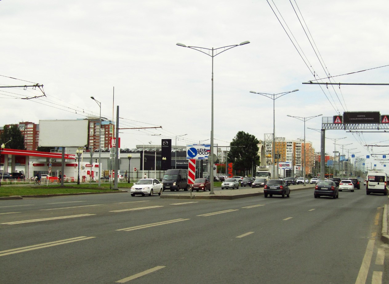 Фотография рекламного носителя, тип: Билборд 3x6, адрес: Московское ш., д.262, Самара, Самарская область, Россия. Сторона В №1080363