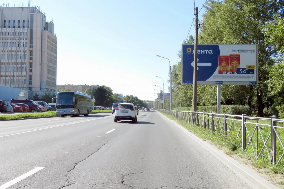 Фотография рекламного носителя, тип: Билборд 3x6, адрес: Гагарина пр-т., д.51, Санкт-Петербург, Россия. Сторона А1 №633428